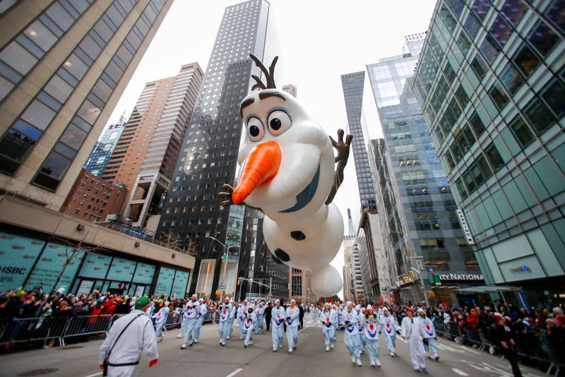 &copy; Reuters. 93rd Macy&apos;s Thanksgiving Day Parade in New York City