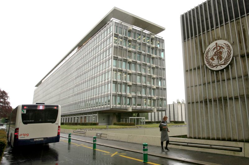 &copy; Reuters. FOTO DE ARCHIVO: La sede de la Organización Mundial de la Salud en Ginebra
