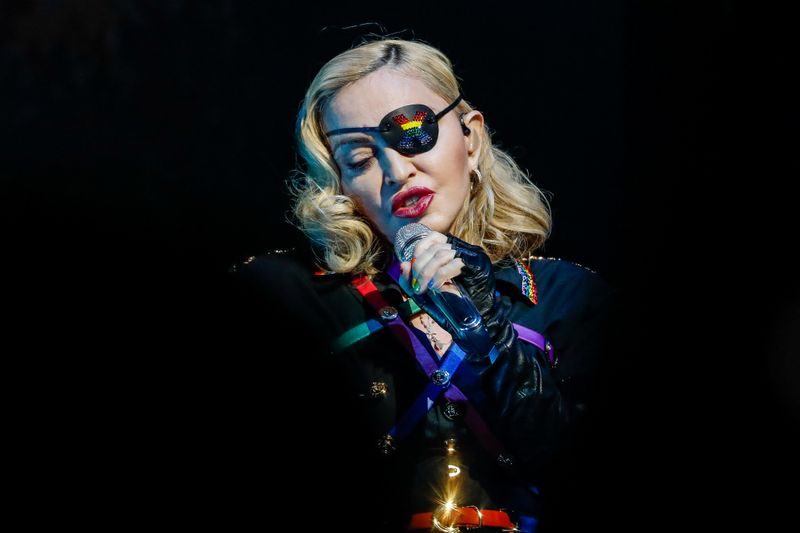 &copy; Reuters. Madonna performs at the 2019 Pride Island concert during New York City Pride in New York City