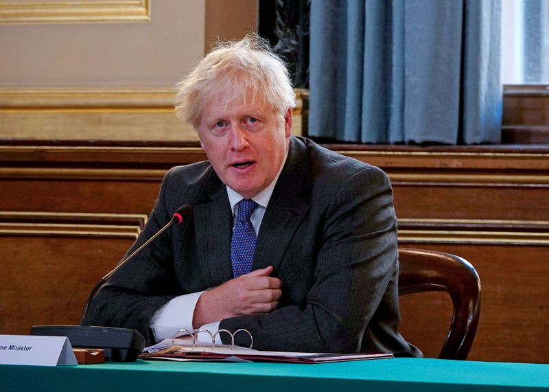 &copy; Reuters. British PM Johnson holds cabinet meeting at Foreign Office in London