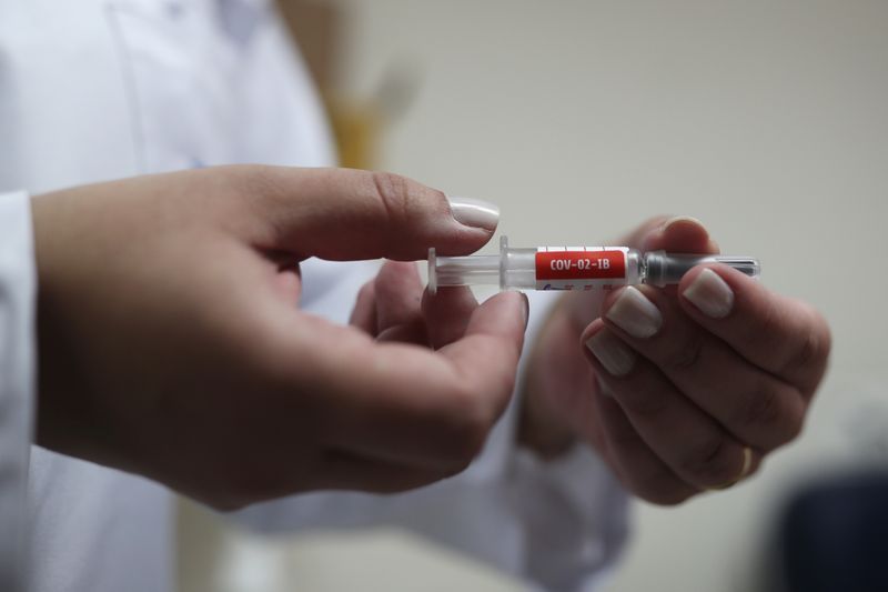 &copy; Reuters. Потенциальная китайская вакцина в Сан-Паулу