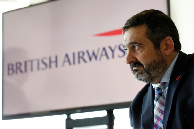 © Reuters. BRITISH AIRWAYS OBLIGÉE DE PRENDRE DES MESURES DRASTIQUES POUR SURVIVRE
