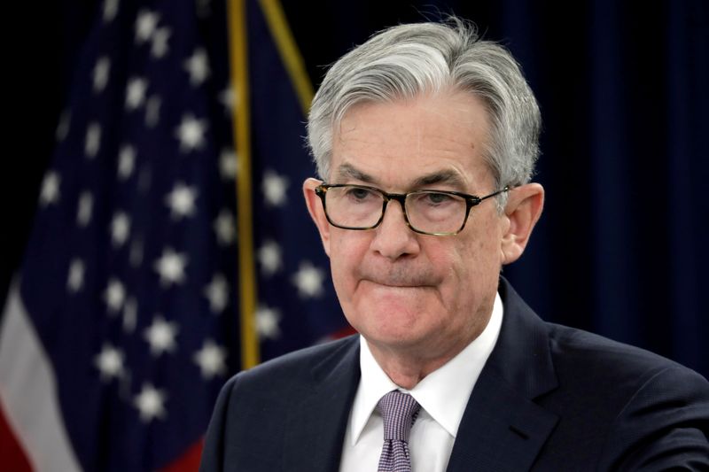 &copy; Reuters. FILE PHOTO: Jerome Powell holds a news conference in Washington