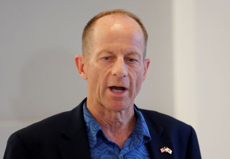 &copy; Reuters. FOTO DE ARCHIVO: El secretario de estado adjunto de los Estados Unidos para Asuntos de Asia Oriental y el Pacífico, David Stilwell, en Tokio, Japón, el 11 de julio de 2019