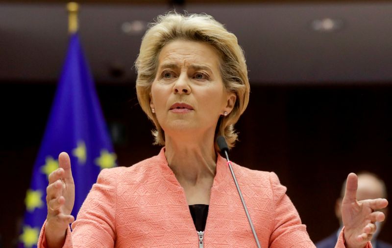 &copy; Reuters. La presidente della Commissione europea Ursula von der Leyen
