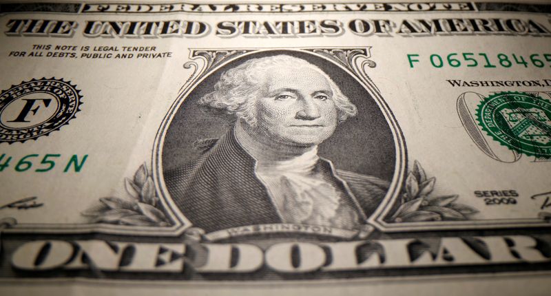 &copy; Reuters. A U.S. Dollar banknote