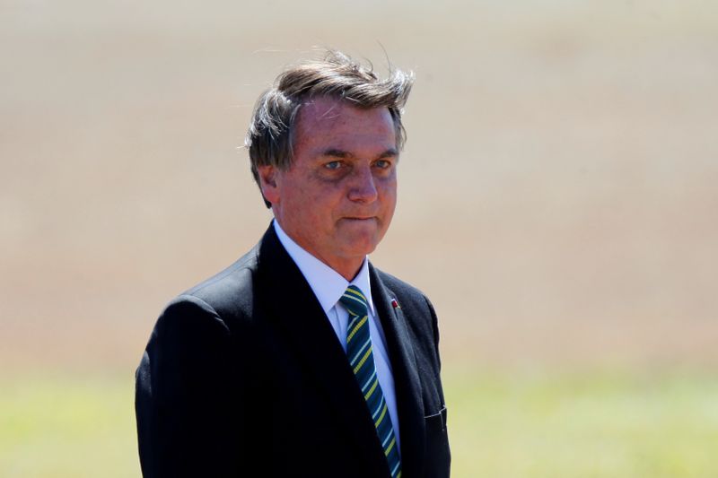 &copy; Reuters. Presidente Jair Bolsonaro em Brasília