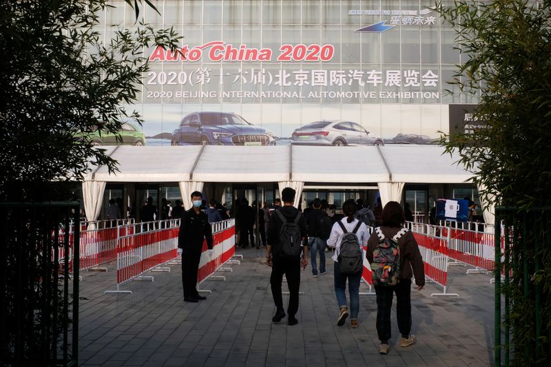 &copy; Reuters. 北京自動車ショー開幕、中国市場は堅調に需要回復
