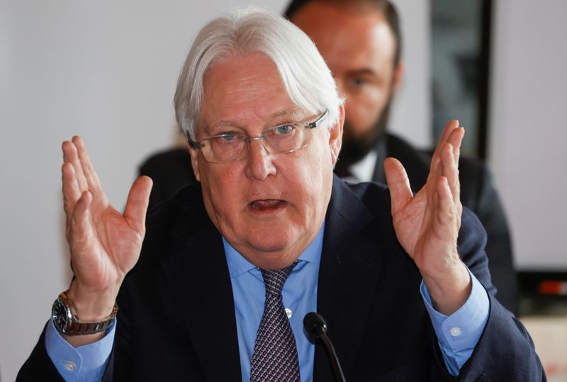 &copy; Reuters. Martin Griffiths, el enviado especial de las Naciones Unidas para el Yemen en Glion (Suiza), el 27 de septiembre de 2020