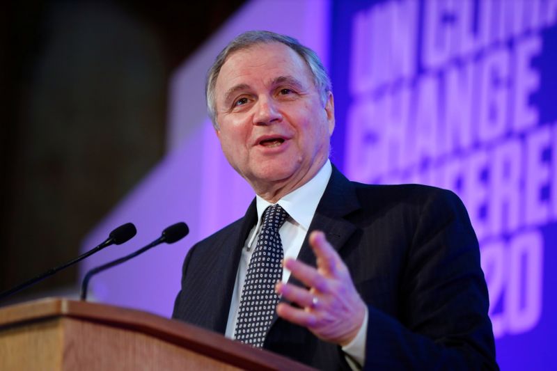 &copy; Reuters. Imagen de archivo del gobernador del Banco de Italia, Ignazio Visco, durante un acto en Londres, Reino Unido.