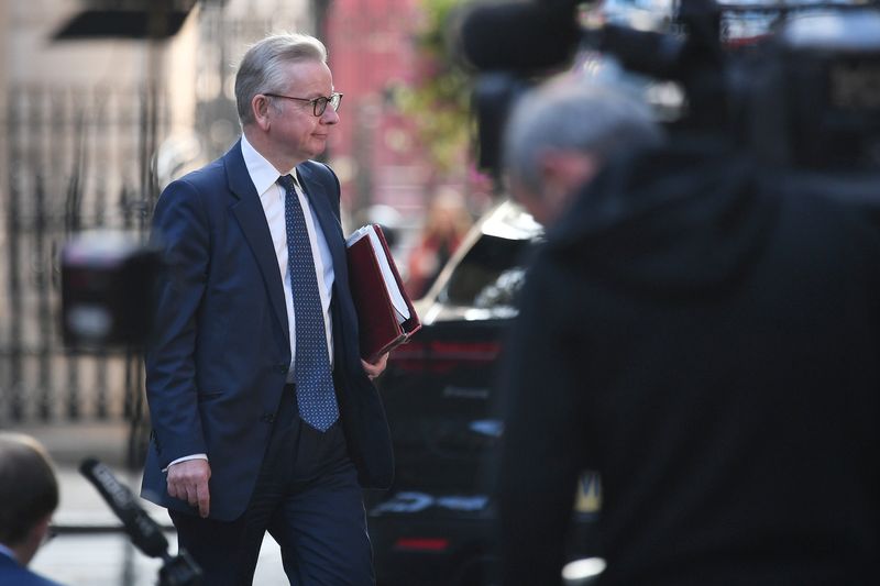 &copy; Reuters. FILE PHOTO: Weekly government cabinet meeting in London