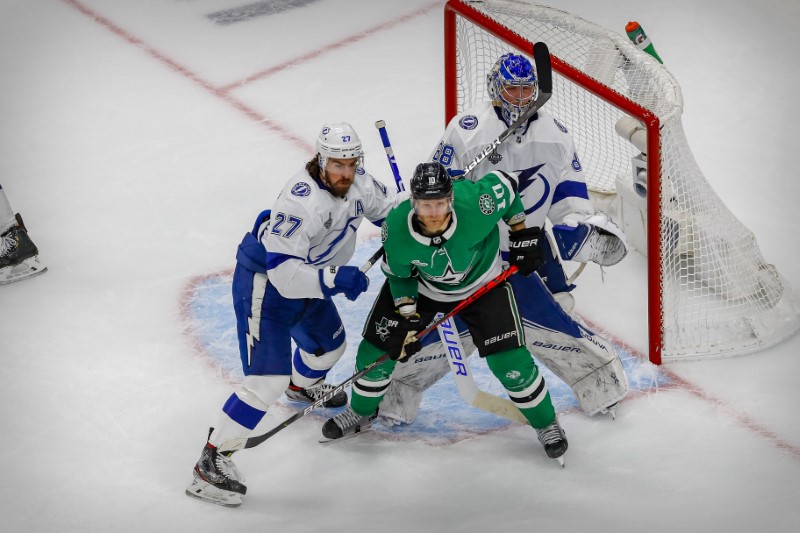 &copy; Reuters. NHL: Stanley Cup Final-Tampa Bay Lightning at Dallas Stars