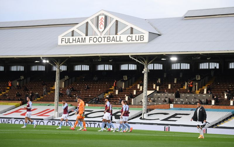 © Reuters. Premier League - Fulham v Aston Villa