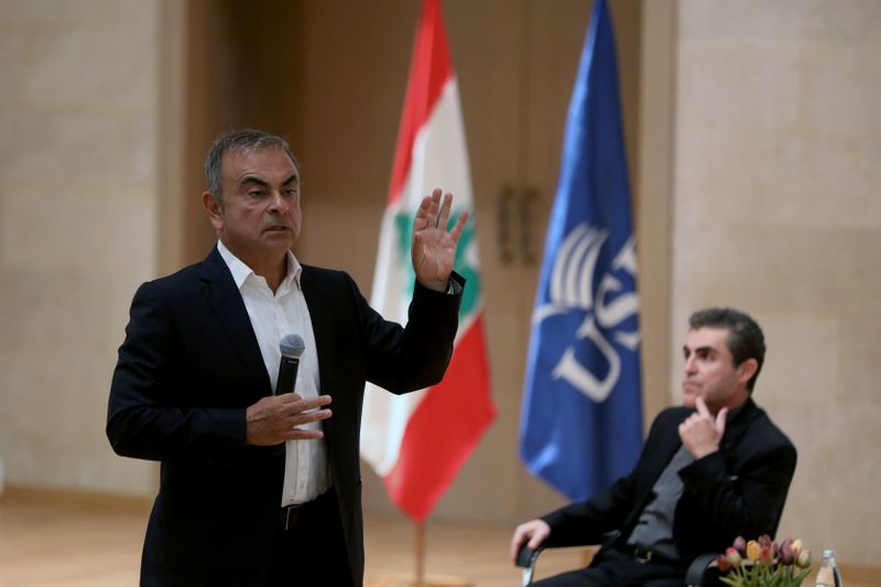 &copy; Reuters. Carlos Ghosn to unveil ambitions plan to help Lebanon economy