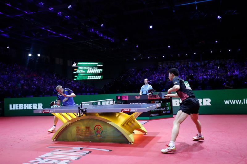 &copy; Reuters. 2019 World Table Tennis Championships