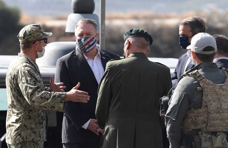 &copy; Reuters. U.S. Secretary of State Mike Pompeo visits Greece