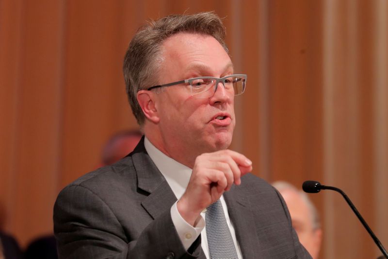 &copy; Reuters. FILE PHOTO: John C. Williams, president and CEO of the Federal Reserve Bank of New York speaks to the Economic Club of New York in the Manhattan borough of New York