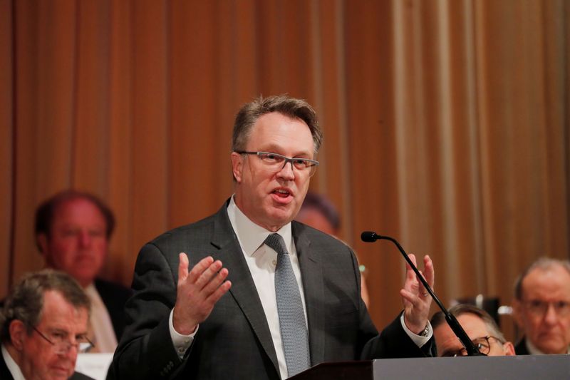 &copy; Reuters. John C. Williams, president and CEO of the Federal Reserve Bank of New York speaks to the Economic Club of New York in the Manhattan borough of New York