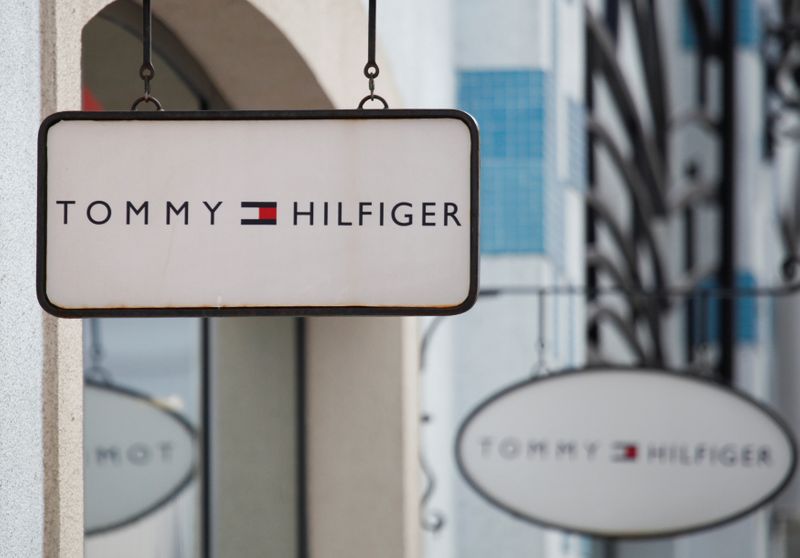 &copy; Reuters. Boards with Tommy Hilfiger store logo are seen on a shopping center at the outlet village Belaya Dacha outside Moscow