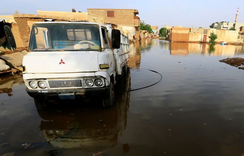 &copy; Reuters. الأمم المتحدة: الفيضانات تدمر المزارع في مناطق بالسودان