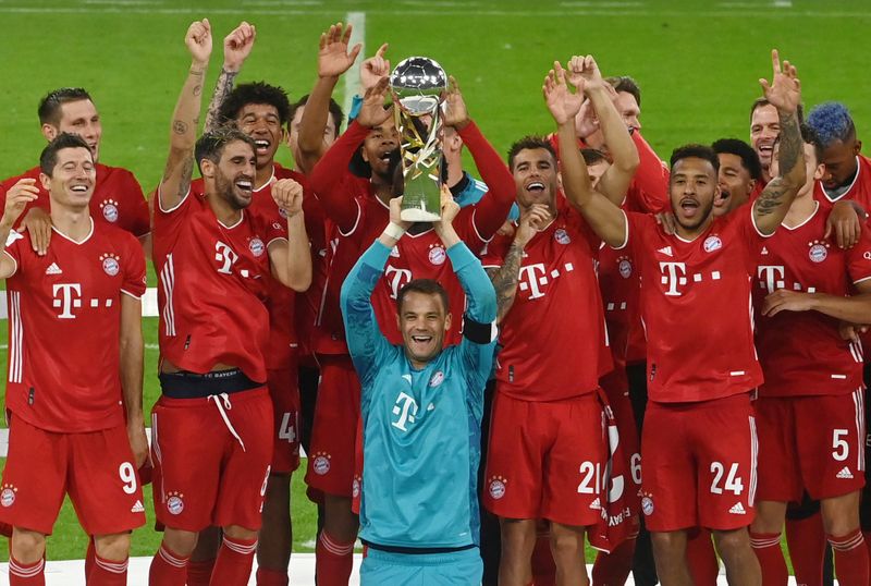 &copy; Reuters. بايرن ميونيخ يحرز كأس السوبر الألمانية ويحقق خامس ألقابه هذا العام