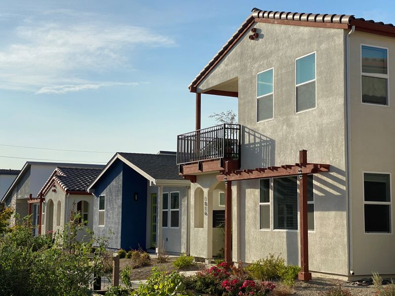 © Reuters. A view shows newly-built houses in Chico, California