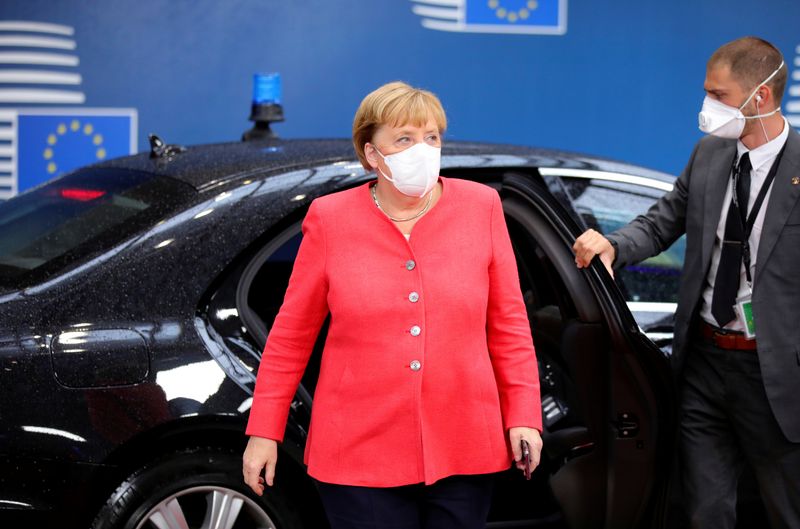 &copy; Reuters. Chanceler da Alemanha, Angela Merkel, durante reunião da União Europeia em Bruxelas