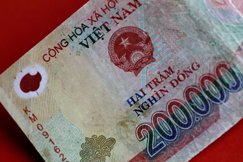 &copy; Reuters. Illustration photo of a Vietnam Dong note