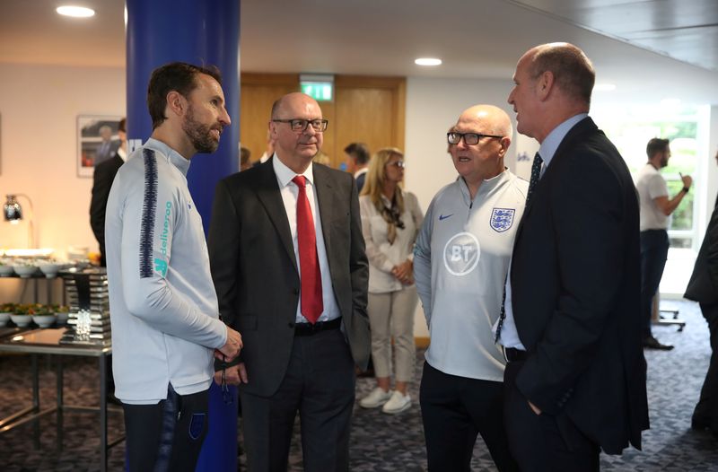 &copy; Reuters. FILE PHOTO: Euro 2020 Qualifier - Euro 2020 Qualifier - England Training