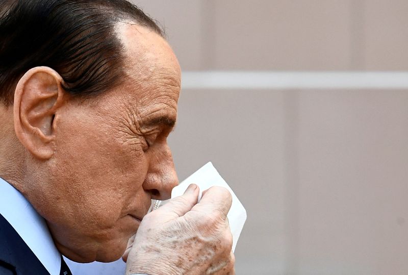 &copy; Reuters. Il leader di Forza Italia Silvio Berlusconi a Milano