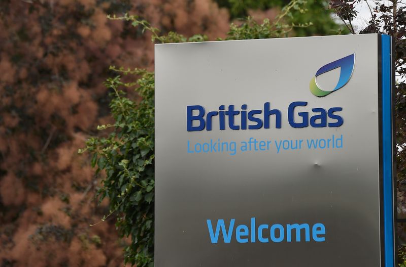 &copy; Reuters. A British Gas sign is seen outside its offices in Staines in southern England