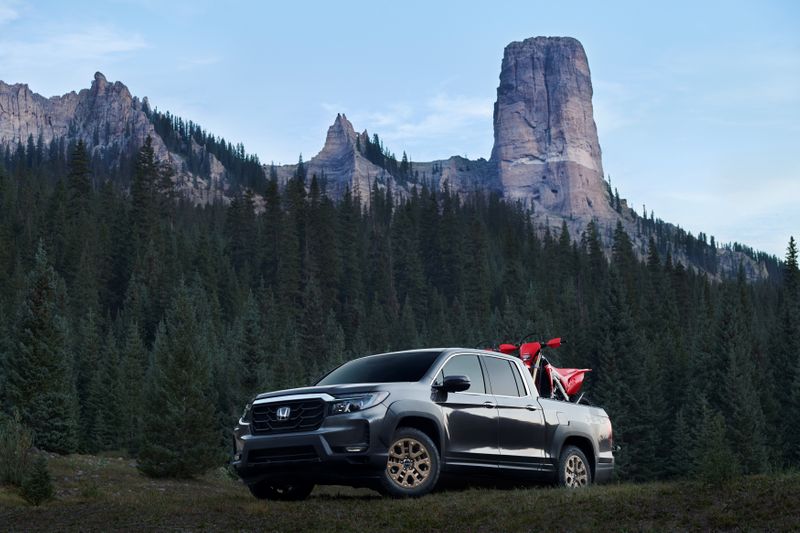 &copy; Reuters. An undated handout photo shows the 2021 Honda Ridgeline