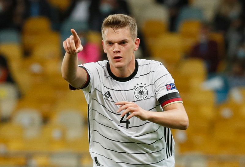 &copy; Reuters. ألمانيا تفوز 2-1 على أوكرانيا وتحقق فوزها الأول على الإطلاق بدوري الأمم