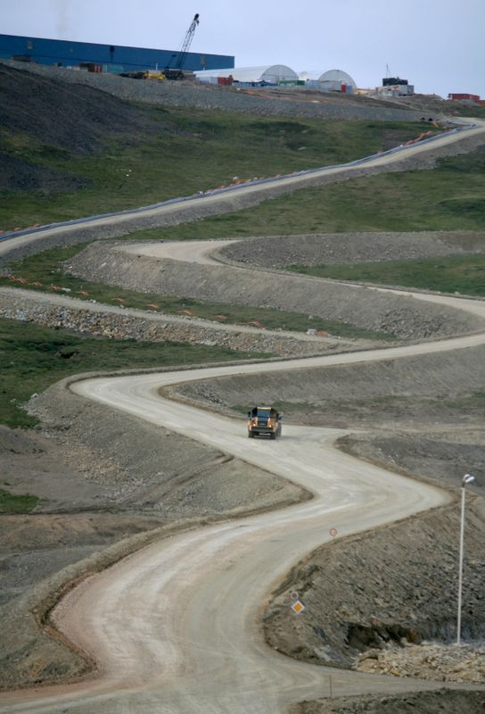 &copy; Reuters. A general view shows Kupol gold mine in central Chukotka