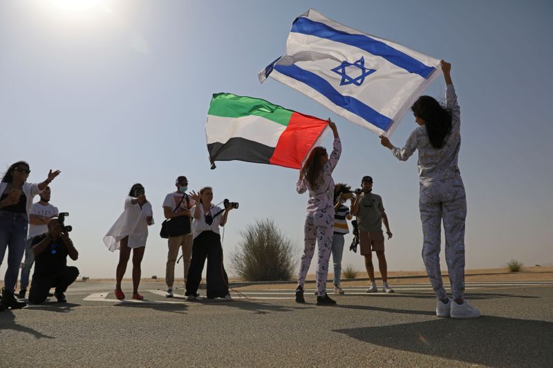 &copy; Reuters. FILE PHOTO: Israeli fashion brand uses Dubai for photo shoot