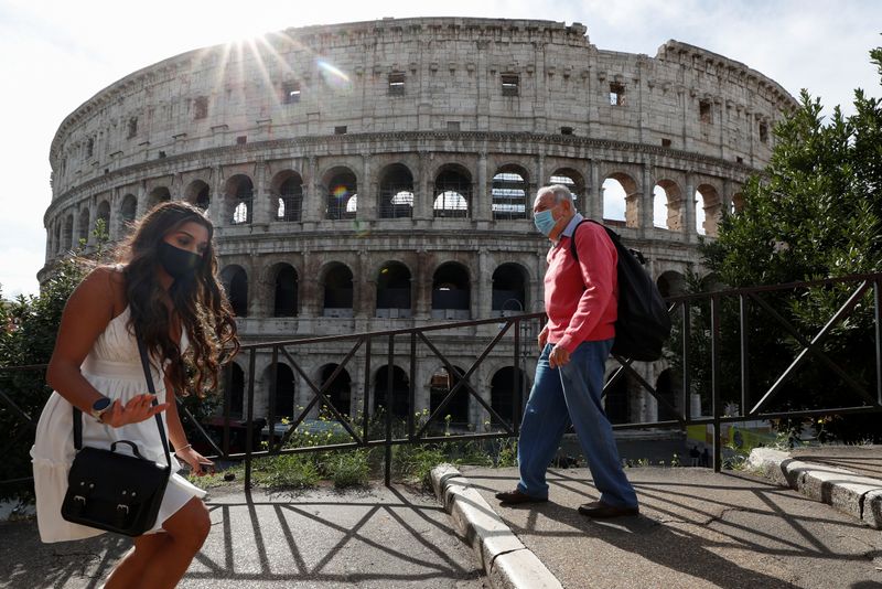 &copy; Reuters. 欧州各国で新たなコロナ規制、イタリアは集会の制限強化