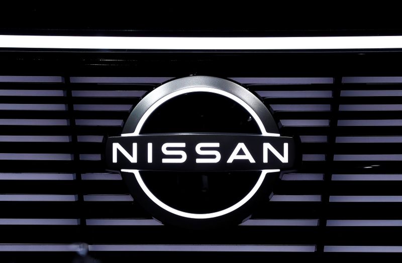 &copy; Reuters. A Nissan logo is pictured at the Tokyo Motor Show, in Tokyo
