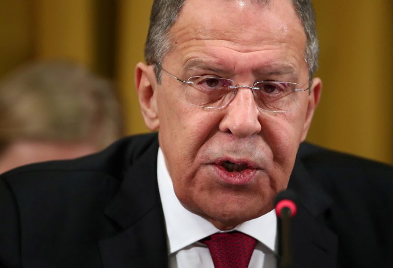 &copy; Reuters. FILE PHOTO: Russian Foreign Minister Lavrov addresses the Conference on Disarmament in Geneva