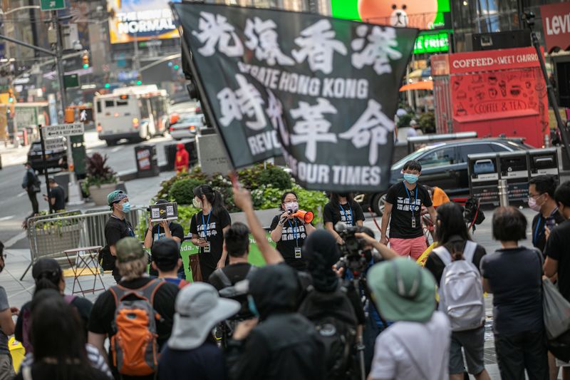 米国務省、金融機関に制裁を警告　香港の自治侵害巡り