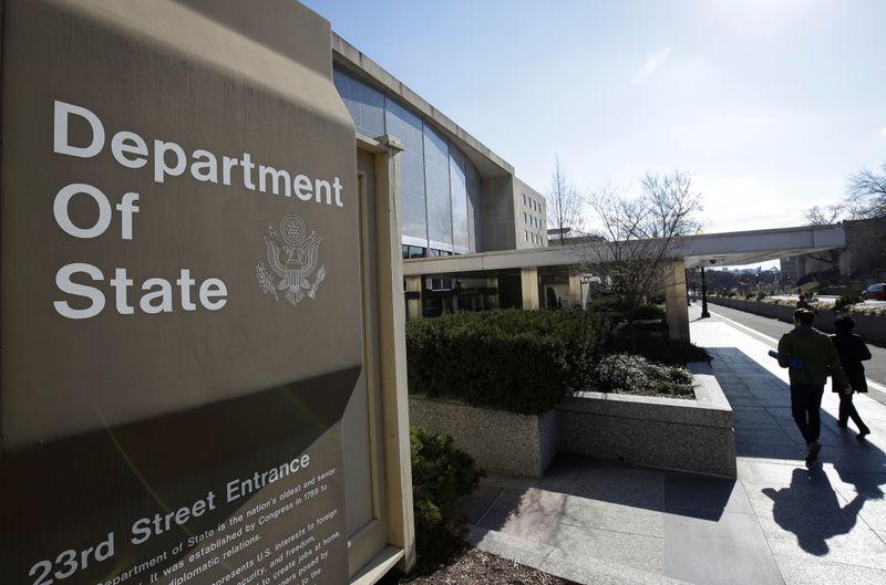 &copy; Reuters. IMAGEN DE ARCHIVO de la sede del Departamento de Estado en Washington, EEUU