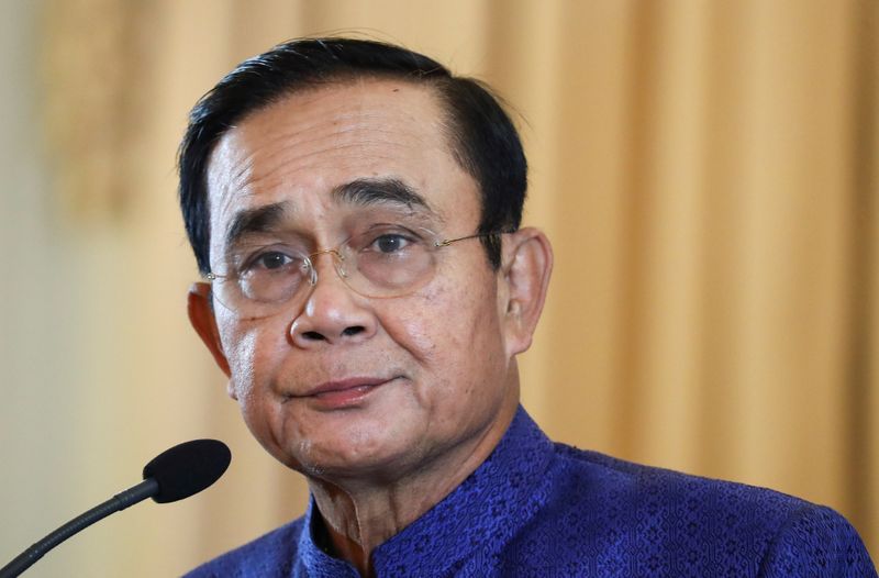 &copy; Reuters. タイの首相「辞任しない」と表明、最長30日間集会禁止へ