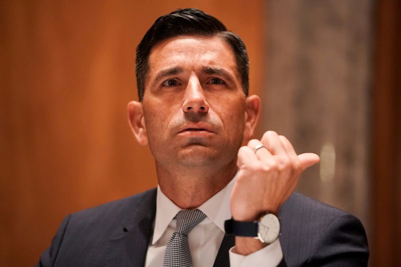 &copy; Reuters. FILE PHOTO: U.S. Senate Homeland Security and Governmental Affairs Committee conducts hearing on nomination of Chad Wolf to be secretary of Department of Homeland Security (DHS) on Capitol Hill