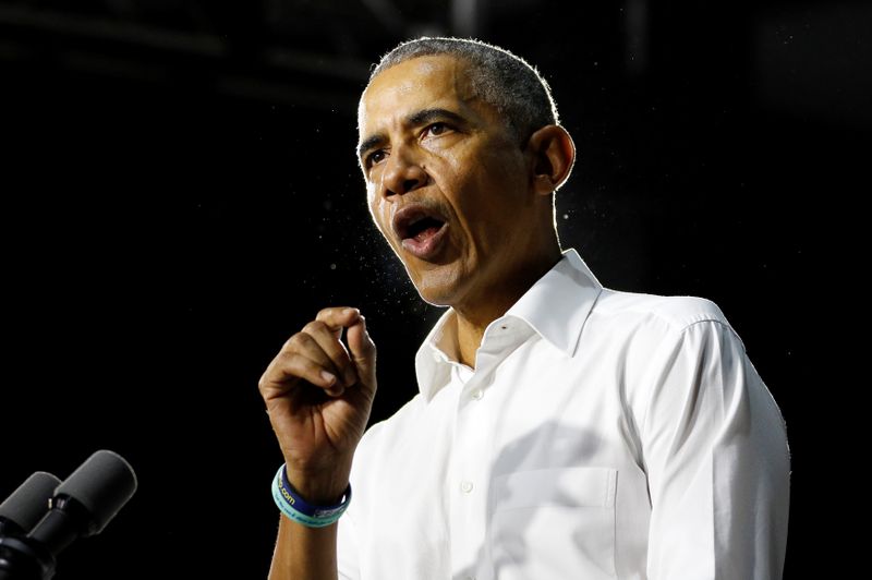 &copy; Reuters. Obama campaigns for Democrats in Miami