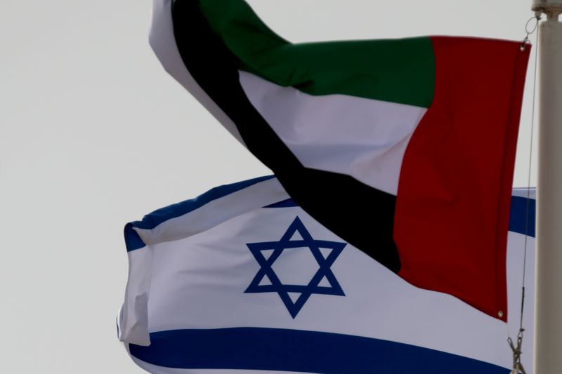 &copy; Reuters. إسرائيل والإمارات تتفقان على تعزيز الاستثمار المتبادل
