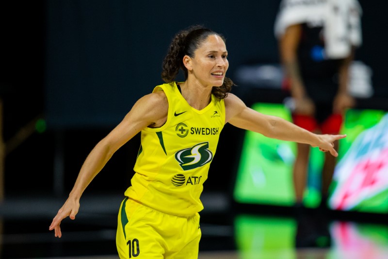 &copy; Reuters. FILE PHOTO: WNBA: Finals-Seattle Storm at Las Vegas Aces