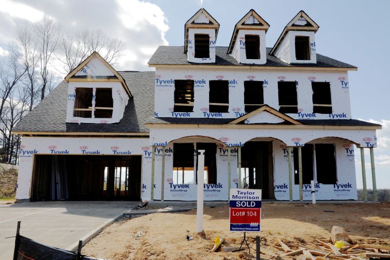 &copy; Reuters. 米住宅着工、9月は1.9％増　一戸建て住宅が全体押し上げ