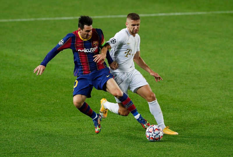 &copy; Reuters. Champions League - Group G - FC Barcelona v Ferencvaros