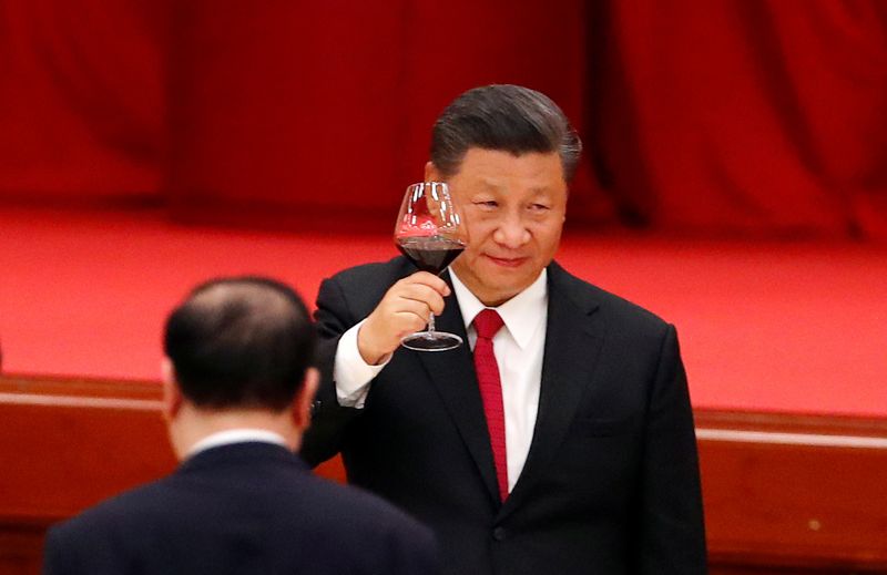 &copy; Reuters. FILE PHOTO: 71st anniversary of the founding of the People&apos;s Republic of China