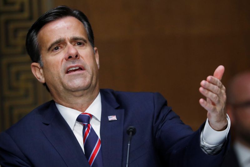 &copy; Reuters. Rep. John Ratcliffe, R-TX, testifies before a Senate Intelligence Committee nomination hearing on Capitol Hill in Washington