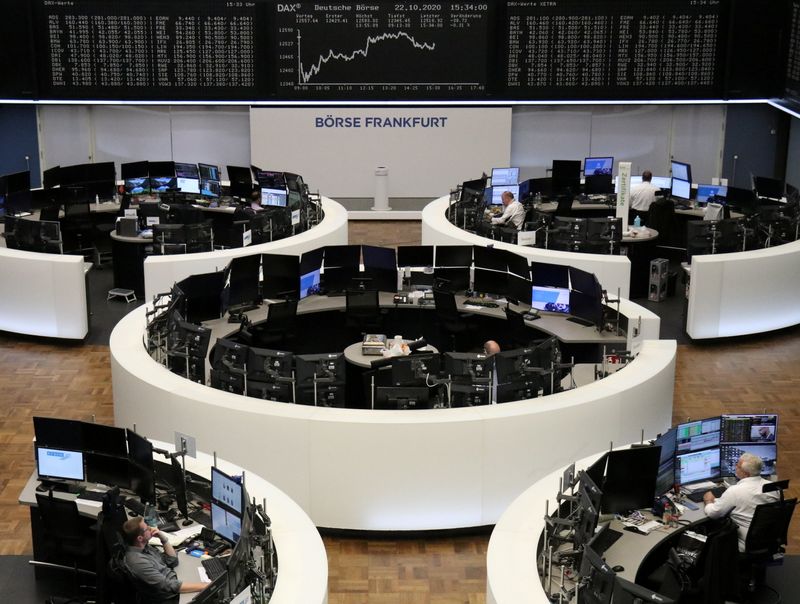 &copy; Reuters. FILE PHOTO: The German share price index DAX graph at the stock exchange in Frankfurt